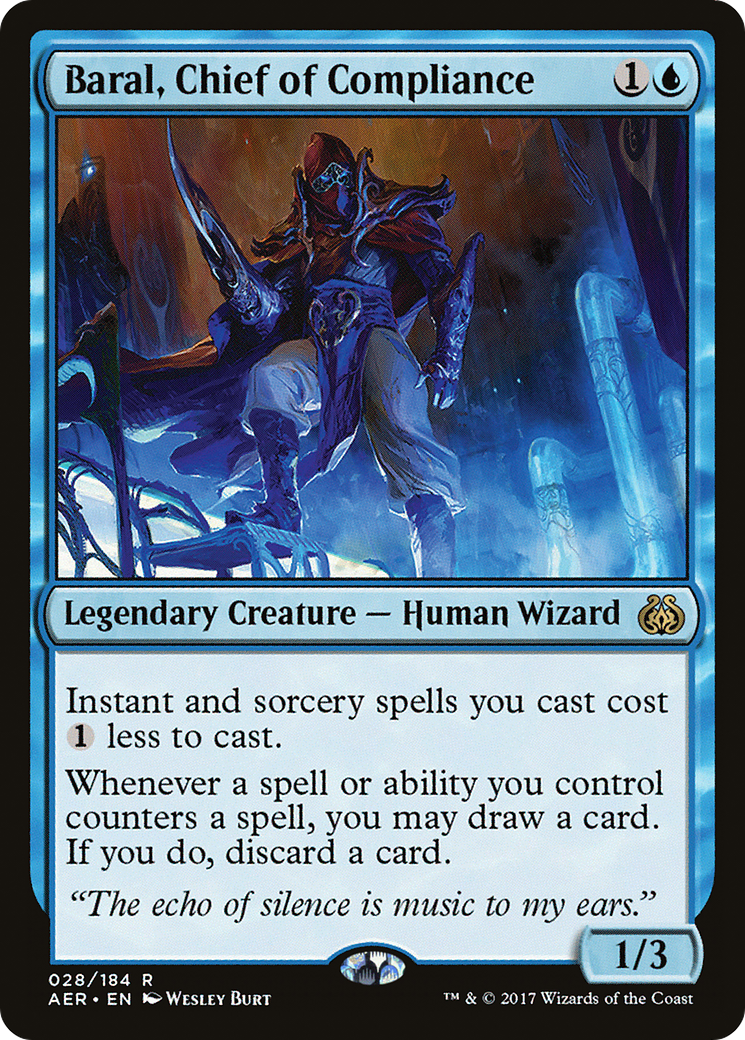 MAGIC: THE GATHERING - Baral, Chief of Compliance (AER-028) - Aether Revolt