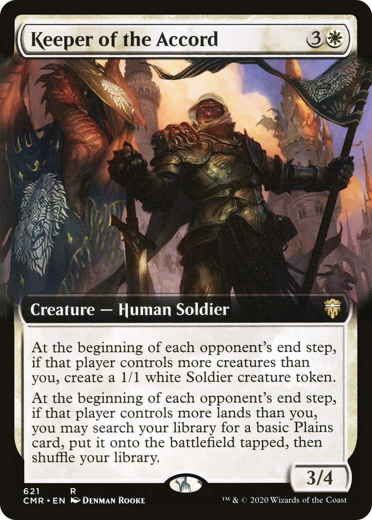 MAGIC: THE GATHERING - Keeper of the Accord (Extended Art) (CMR-621) - Commander Legends: (Extended Art)