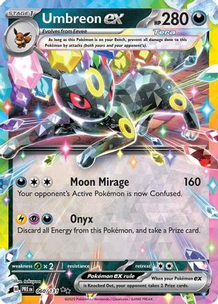 POKEMON TCG - Umbreon ex 060/131 SV Prismatic Evolutions - Double Rare