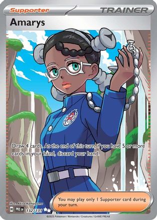 POKEMON TCG - Amarys 132/131 SV Prismatic Evolutions - Ultra Rare