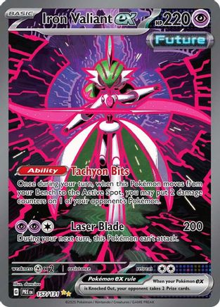 POKEMON TCG - Iron Valiant ex 157/131 SV Prismatic Evolutions - Special Illustration Rare