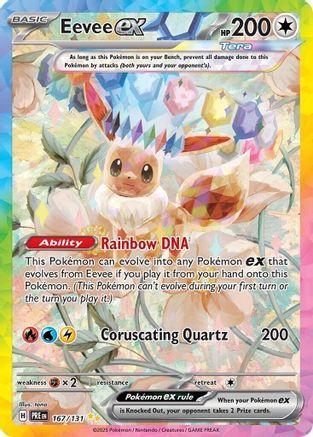 POKEMON TCG - Eevee ex 167/131 SV Prismatic Evolutions