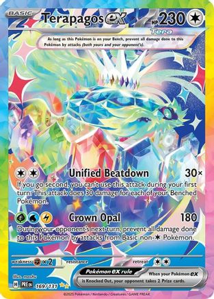 POKEMON TCG - Terapagos ex 169/131 SV Prismatic Evolutions - Special Illustration Rare