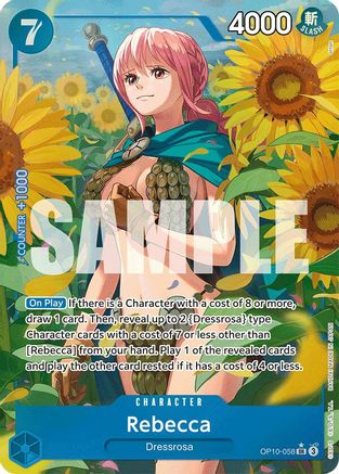 ONE PIECE TCG - Rebecca (Parallel) OP10-058 Royal Blood - Super Rare