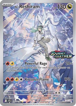 POKEMON TCG - N's Reshiram 167/159 Miscellaneous Cards & Products - Illustration Rare