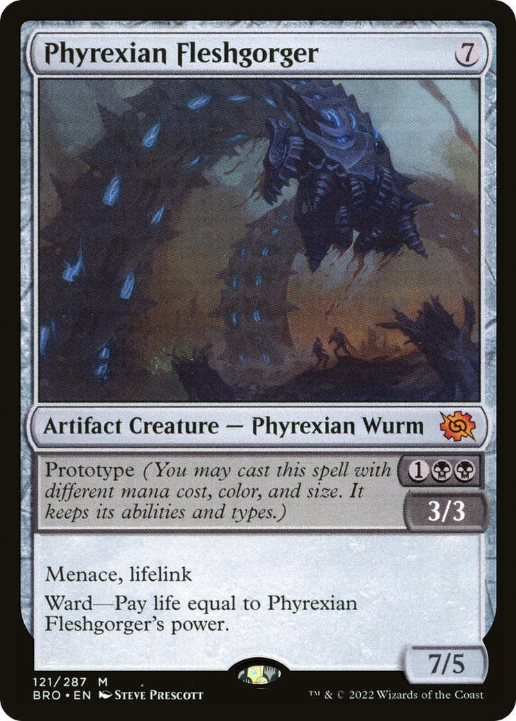 MAGIC: THE GATHERING - Phyrexian Fleshgorger (BRO-121) - The Brothers' War