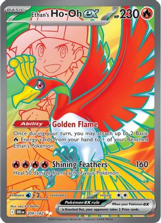 POKEMON TCG - Ethan's Ho 209/182 SV10 Destined Rivals - Ultra Rare