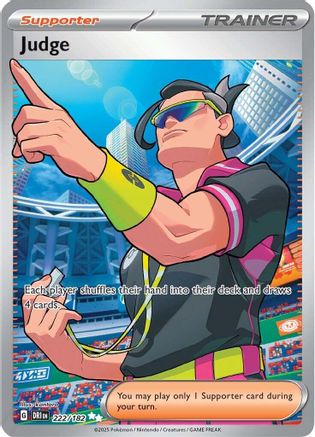 POKEMON TCG - Judge 222/182 SV10 Destined Rivals - Ultra Rare