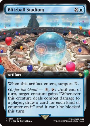 MAGIC: THE GATHERING - Blitzball Stadium (Extended Art) (FIC-111) - Commander: FINAL FANTASY Foil