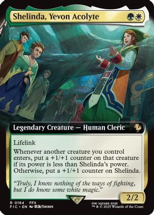 MAGIC: THE GATHERING - Shelinda, Yevon Acolyte (Extended Art) (FIC-184) - Commander: FINAL FANTASY