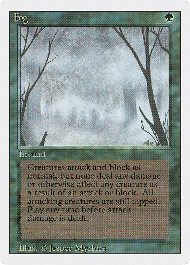 MAGIC: THE GATHERING - Fog (3ED-195) - Revised Edition