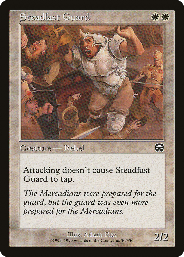 MAGIC: THE GATHERING - Steadfast Guard (MMQ-050) - Mercadian Masques Foil
