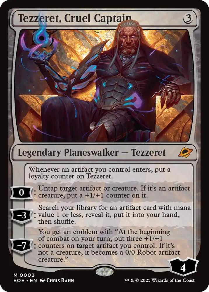 MAGIC THE GATHERING - TEZZERET, CRUEL CAPTAIN - EDGE OF ETERNITIES