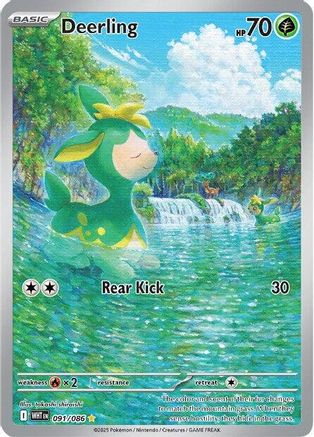POKEMON TCG - Deerling 091/086 SV White Flare - Illustration Rare