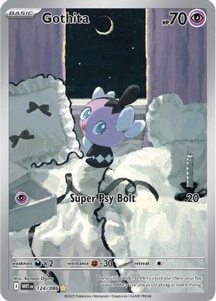 POKEMON TCG - Gothita 124/086 SV White Flare - Illustration Rare