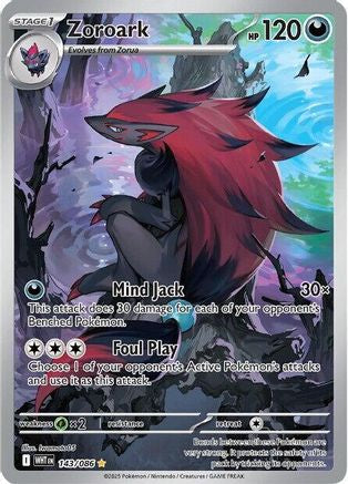 POKEMON TCG - Zoroark 143/086 SV White Flare - Illustration Rare