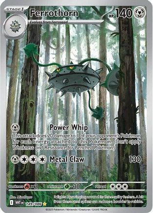 POKEMON TCG - Ferrothorn 149/086 SV White Flare - Illustration Rare
