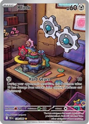 POKEMON TCG - Klink 139/086 SV Black Bolt - Illustration Rare