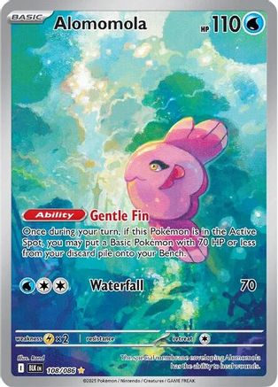 POKEMON TCG - Alomomola 108/086 SV Black Bolt - Illustration Rare