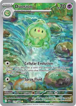 POKEMON TCG - Duosion 119/086 SV Black Bolt - Illustration Rare
