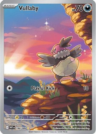 POKEMON TCG - Vullaby 144/086 SV White Flare - Illustration Rare