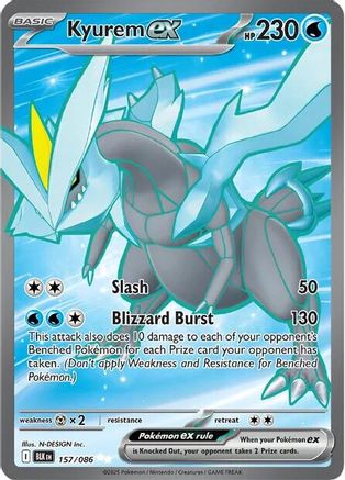 POKEMON TCG - Kyurem ex 157/086 SV Black Bolt - Ultra Rare