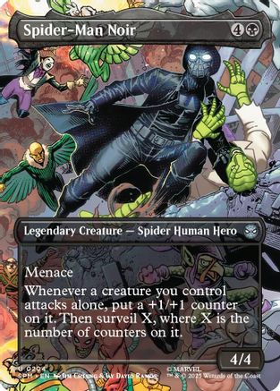 MAGIC: THE GATHERING - Spider-Man Noir (Borderless) (SPM-204) - Marvel's Spider-Man