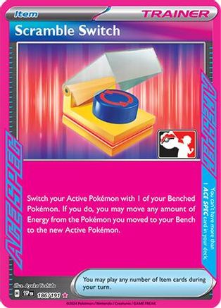 POKEMON TCG - Scramble Switch 186 Prize Pack Series Cards - ACE SPEC Rare