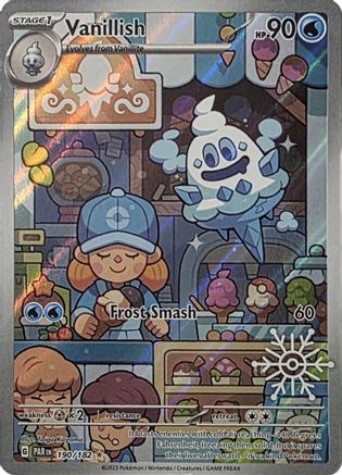 POKEMON TCG - Vanillish 190/182 Miscellaneous Cards & Products - Illustration Rare