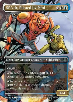 MAGIC: THE GATHERING - SP//dr, Piloted by Peni (Borderless) (SPM-199) - Marvel's Spider-Man Foil