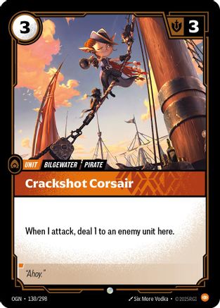 Crackshot Corsair (130/298) - Origins Foil