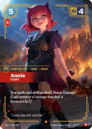 Annie - Fiery (001/024) - Origins Proving Grounds