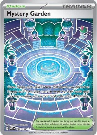 POKEMON TCG - Mystery Garden 172/132 ME01 Mega Evolution - Ultra Rare