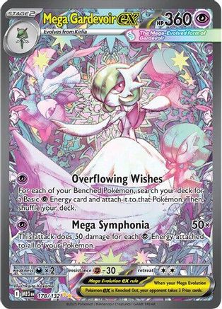 POKEMON TCG - Mega Gardevoir ex 178/132 ME01 Mega Evolution - Special Illustration Rare