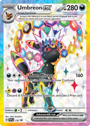 POKEMON TCG - Umbreon ex - 176 SVP SV Scarlet & Violet Promo Cards - P The Card Cave POKEMON TCG - Umbreon ex - 176 SVP SV Scarlet & Violet Promo Cards - P The Card Cave