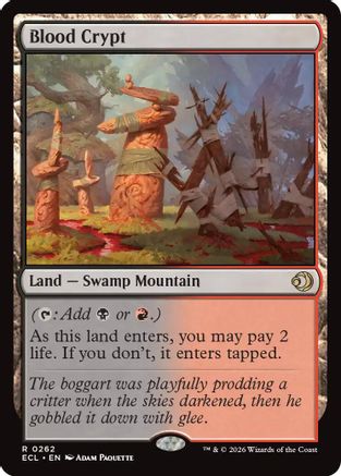 MAGIC: THE GATHERING - Blood Crypt (ECL-262) - Lorwyn Eclipsed Foil