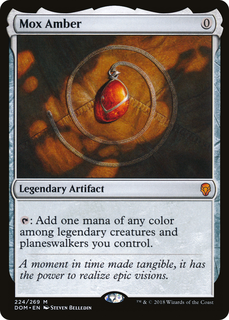 MAGIC: THE GATHERING - Mox Amber (DOM-224) - Dominaria