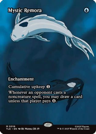 MAGIC: THE GATHERING - Mystic Remora (Borderless) (TLE-016) - Avatar: The Last Airbender: Eternal-Legal