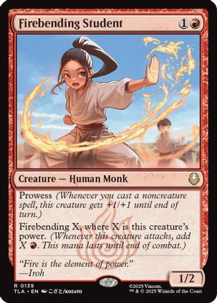 MAGIC: THE GATHERING - Firebending Student (TLA-139) - Avatar: The Last Airbender