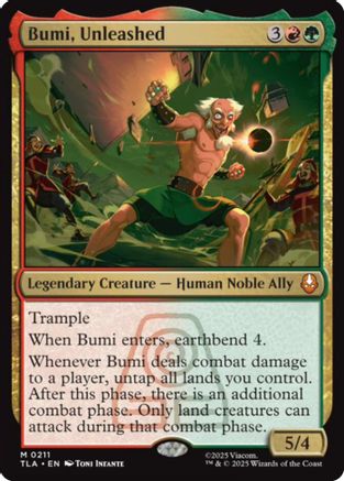 MAGIC: THE GATHERING - Bumi, Unleashed (TLA-211) - Avatar: The Last Airbender