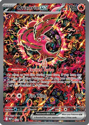 POKEMON TCG - Oricorio ex 024 ME Mega Evolution Promo - Promo