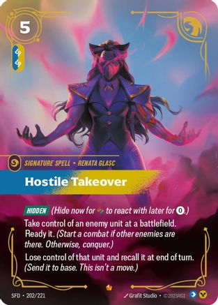 Hostile Takeover (202/221) - Spiritforged Foil