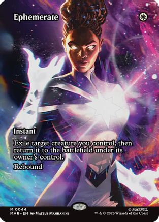 MAGIC: THE GATHERING - Ephemerate (Borderless) (MAR-044) - Marvel Universe Eternal-Legal