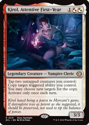 MAGIC: THE GATHERING - Kirol, Attentive First-Year (ECL-231) - Lorwyn Eclipsed Foil