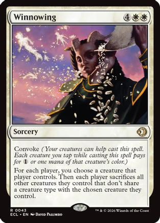 MAGIC: THE GATHERING - Winnowing (ECL-043) - Lorwyn Eclipsed Foil