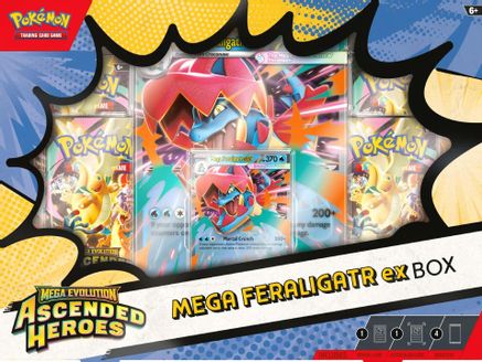 POKEMON TCG - Ascended Heroes Mega Feraligatr ex Box