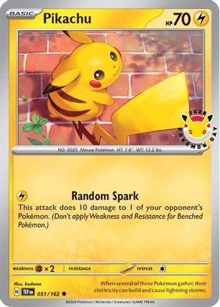 POKEMON TCG - Pikachu (Pokemon Day 2026) 051 Miscellaneous Cards & Products - Common