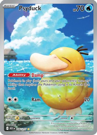 POKEMON TCG - Psyduck 226/217 ME Ascended Heroes - Illustration Rare