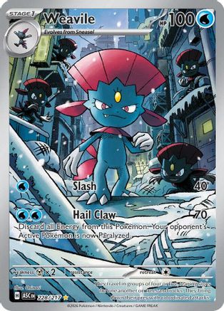 POKEMON TCG - Weavile 228/217 ME Ascended Heroes - Illustration Rare