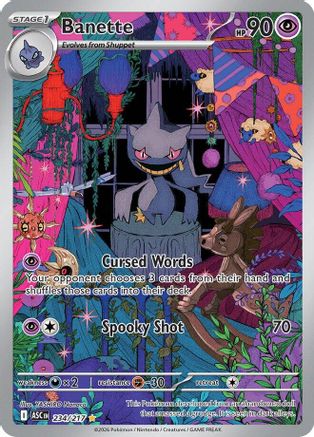 POKEMON TCG - Banette 234/217 ME Ascended Heroes - Illustration Rare